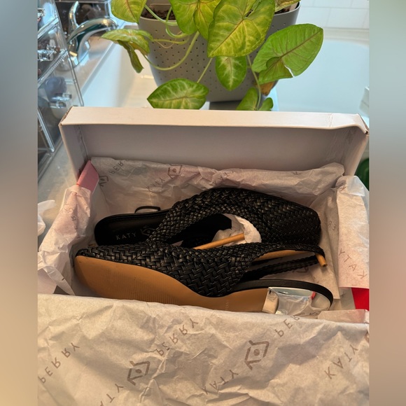 Katy Perry Laterr Woven Sling-back Pumps - Picture 7 of 8